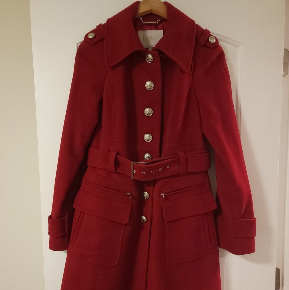 Laundry by Shelli Segal Wool Coat Size 8